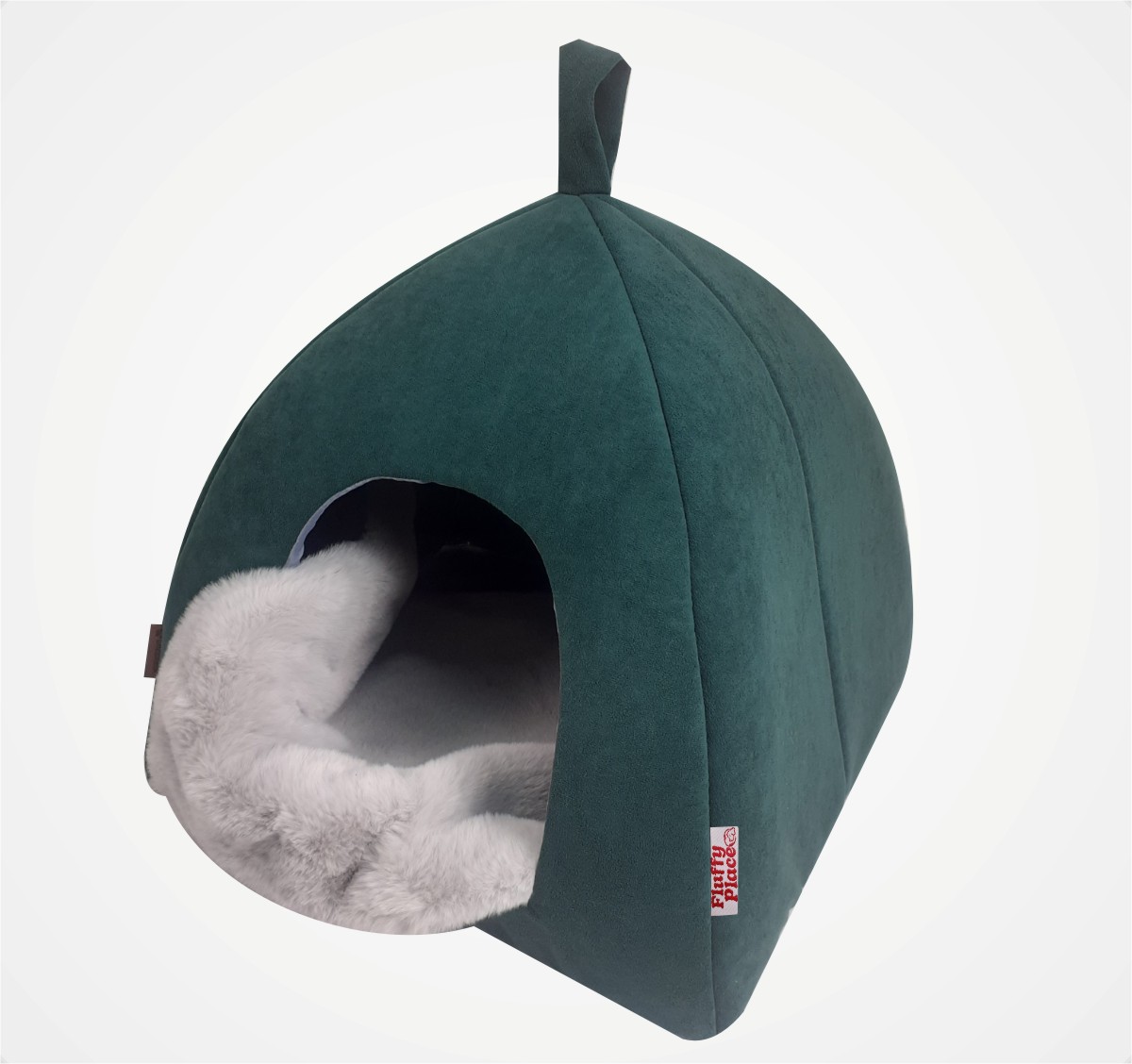 Legowisko domek Leo - zielony