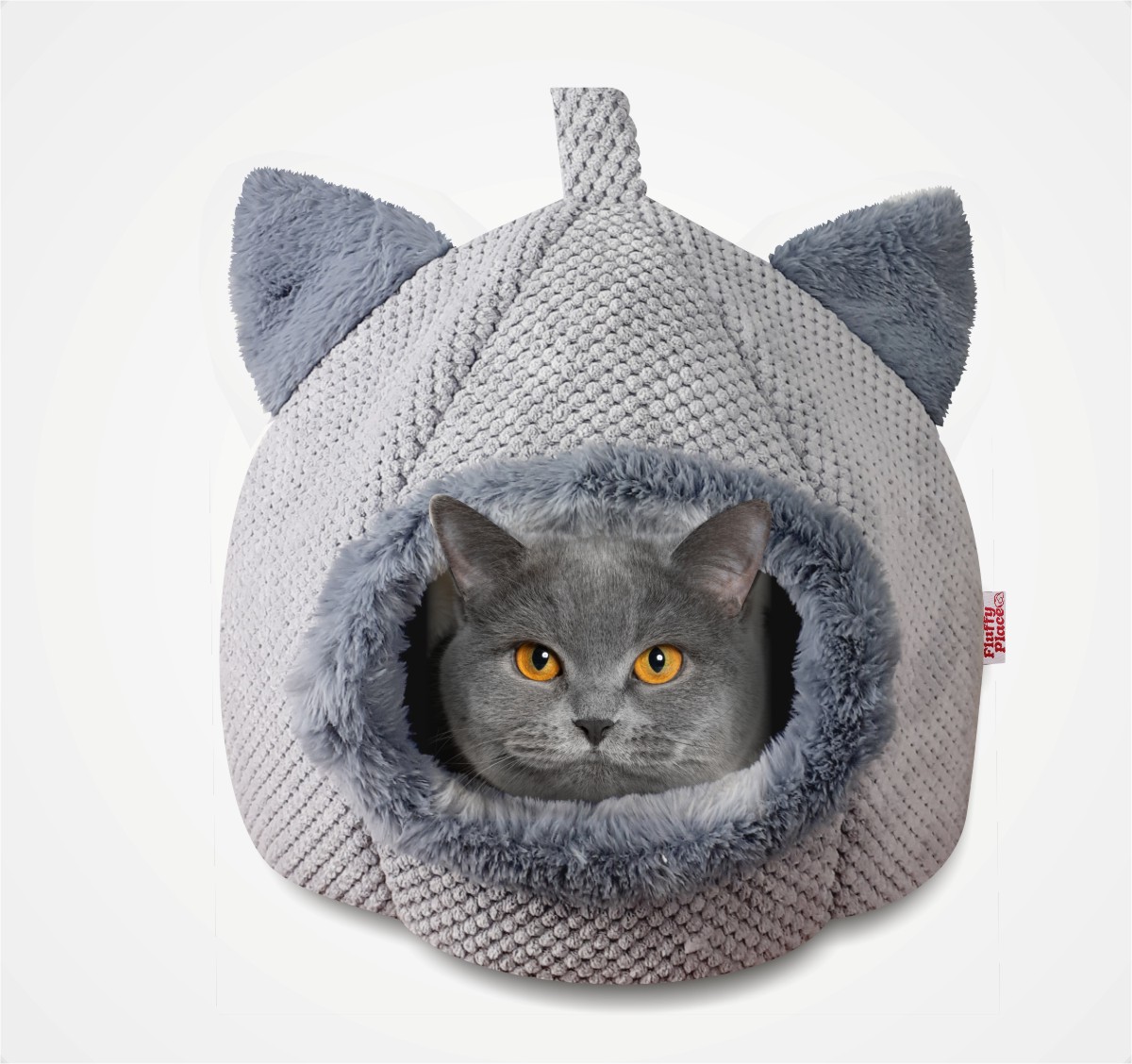 Legowisko domek dla kota Nala - szary