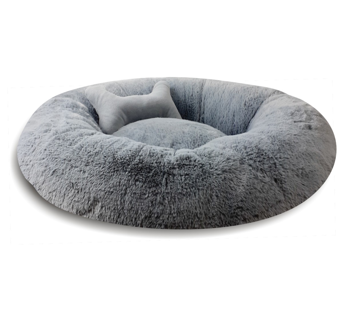 Legowisko antystresowe Fluffy -szare