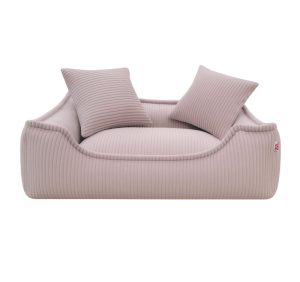 Lila kanapa ortopedyczna Lola dla psów starszych i dużych