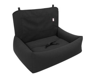 Fotelik samochodowy Moon czarny XL 82×56 cm dla dużych psów