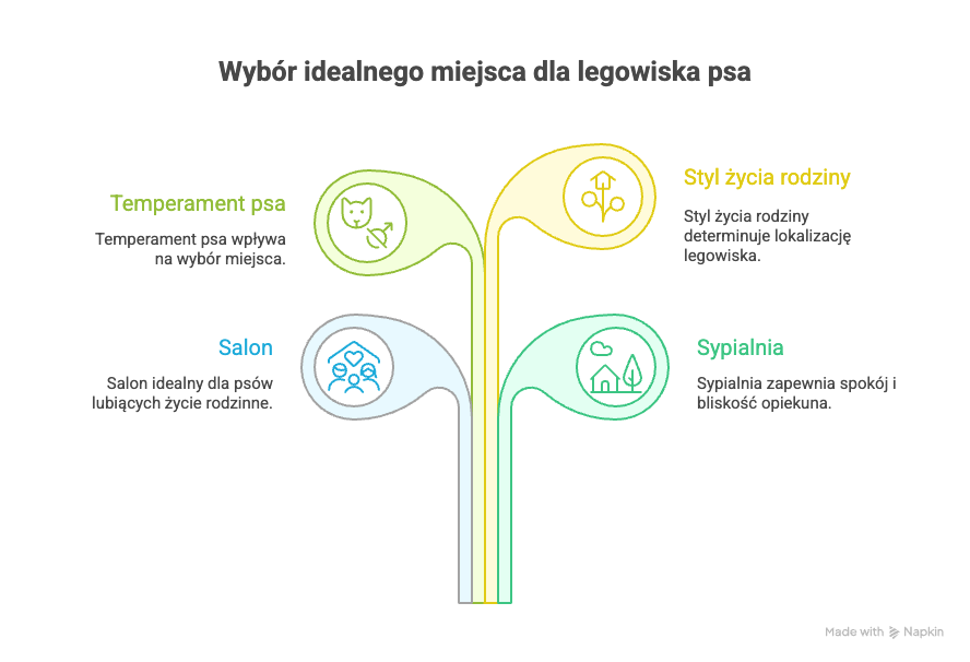 Gdzie postawić legowisko, by pies był spokojny? Odkryj sekrety!