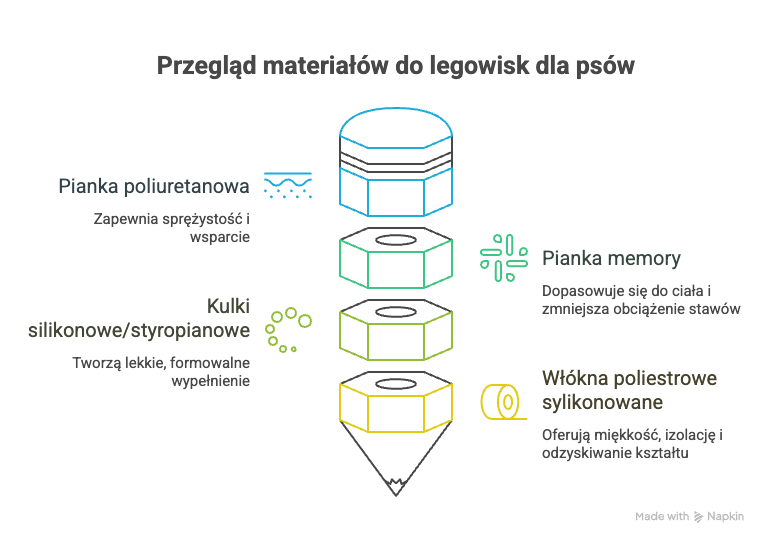 Wypełnienie legowiska dla psa – odkryj, co daje największy komfort