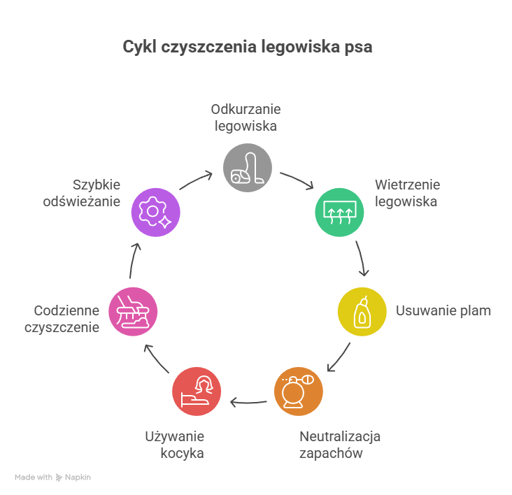 Jak często prać legowisko psa?