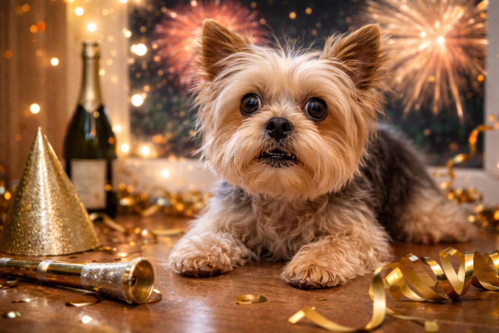 Jak uchronić psa przed sylwestrowym stresem i hałasem?