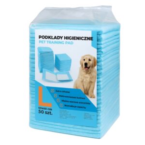 Podkłady treningowe higieniczne dla psa i kota 60x60 cm kwadratowe