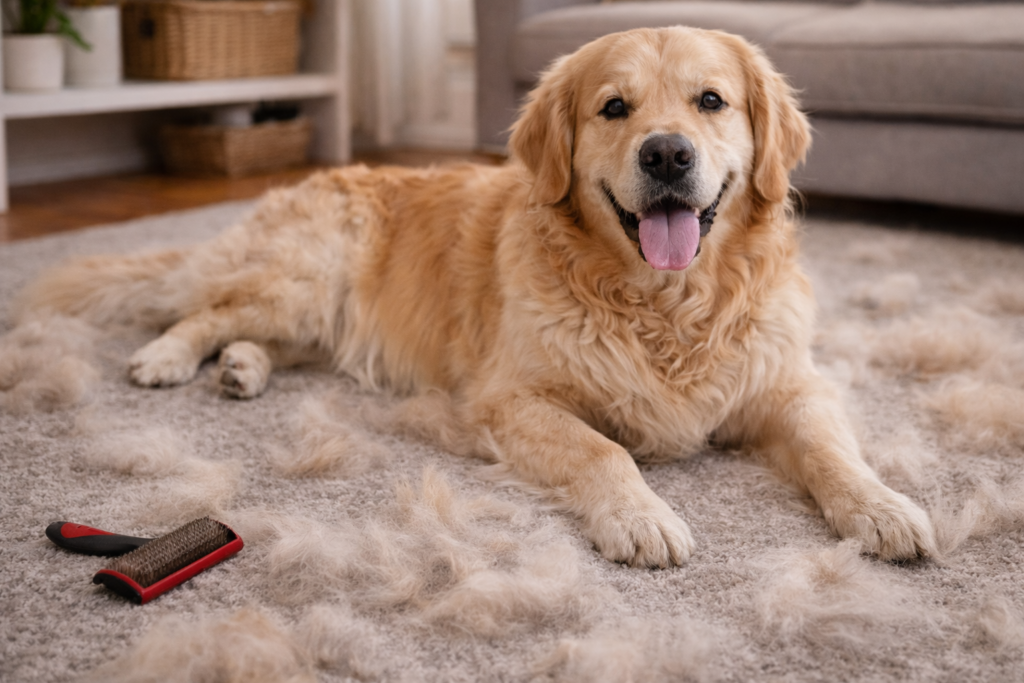 Jakie legowisko dla psa który dużo linieje?